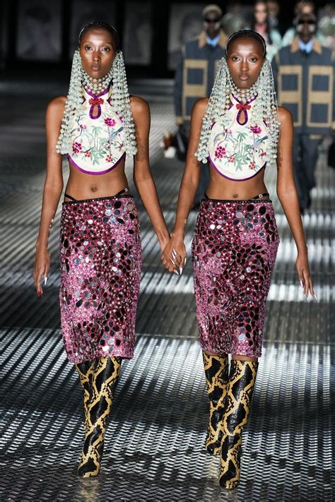 gucci twins runway|More.